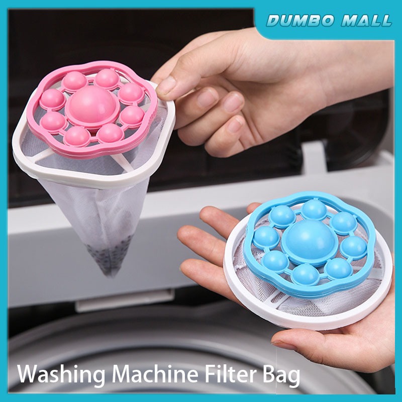 Washing Machine Filter Bag Cloth Laundry Hair Cleaning Lint Mesh ...