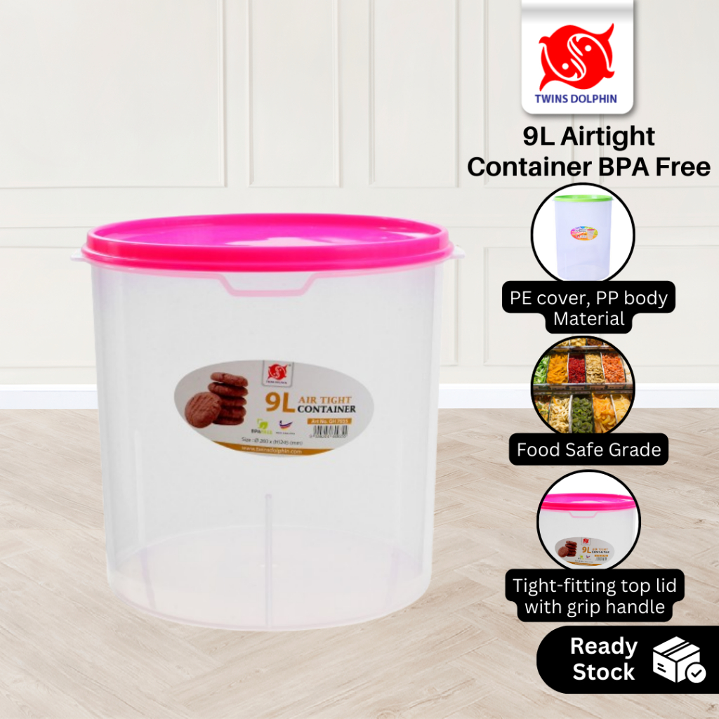 Twins Dolphin 9L /13L /28L Airtight Container BPA free | Twins Dolphin ...