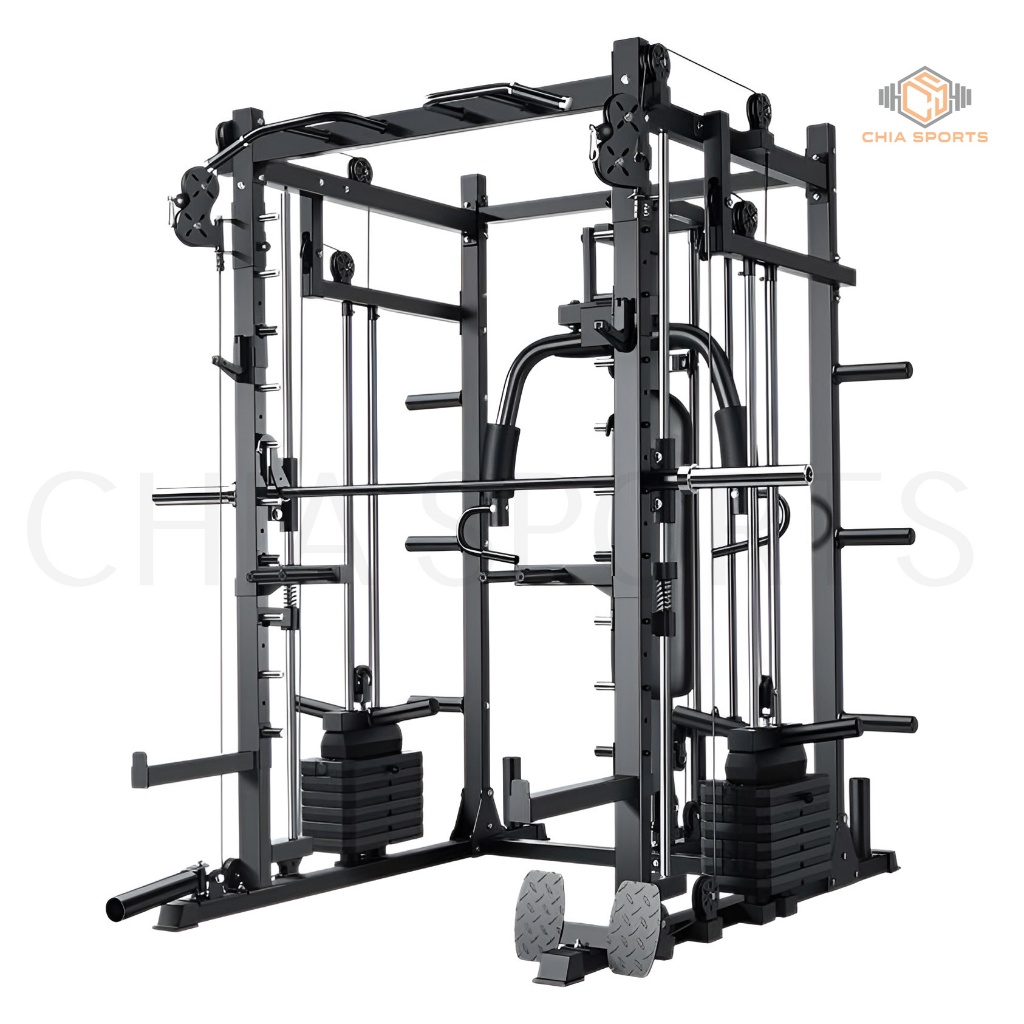 K1 Multifunctional Power Rack Smith machine Pec Deck Butterfly ...