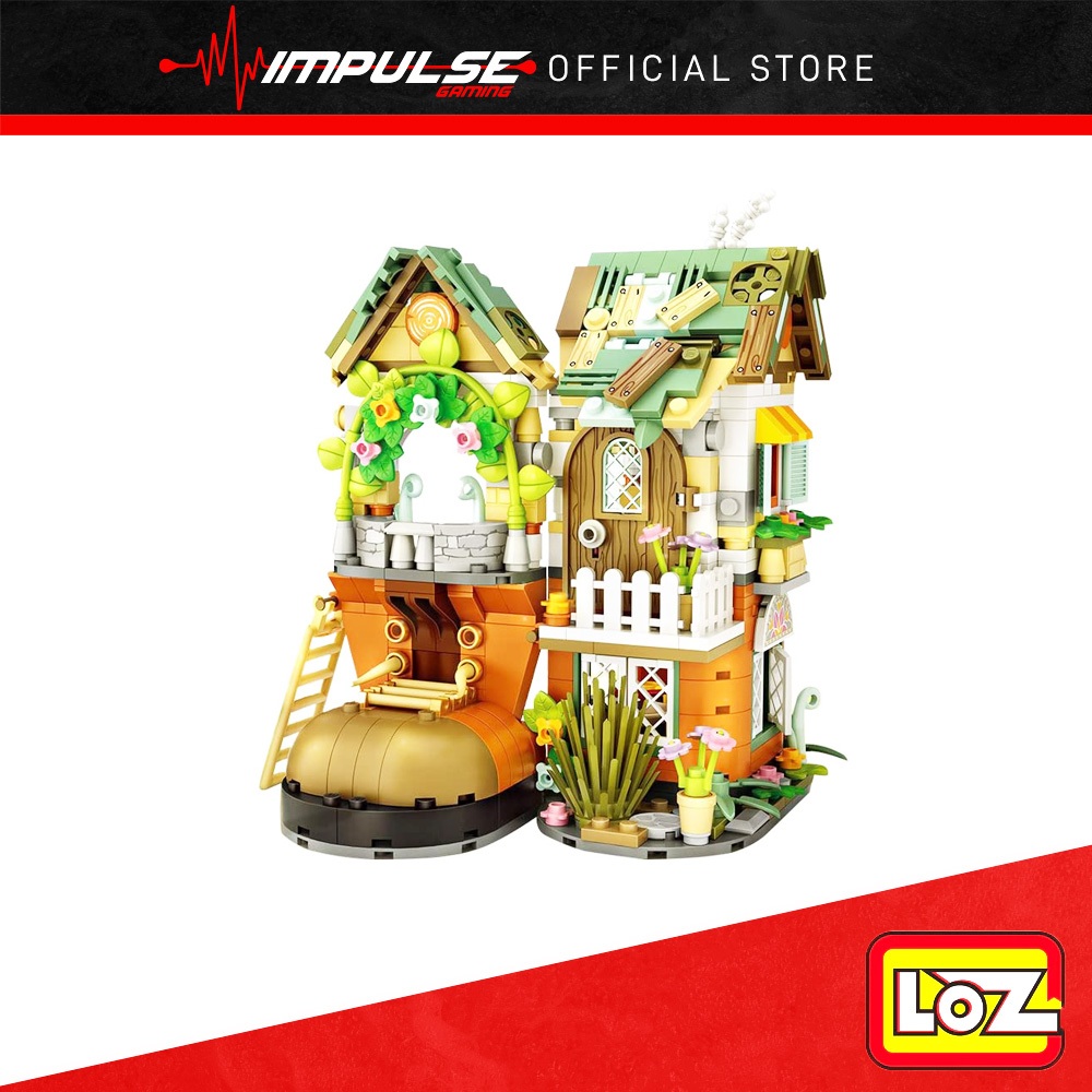 LOZ 1226 Mini Block Street Series - Dwarf Hut | Shopee Malaysia