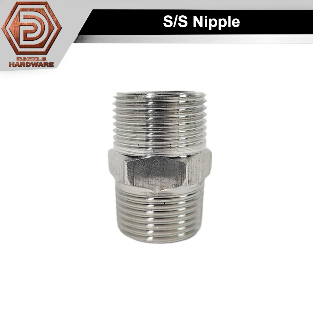 Stainless steel 304 nipple 1/2