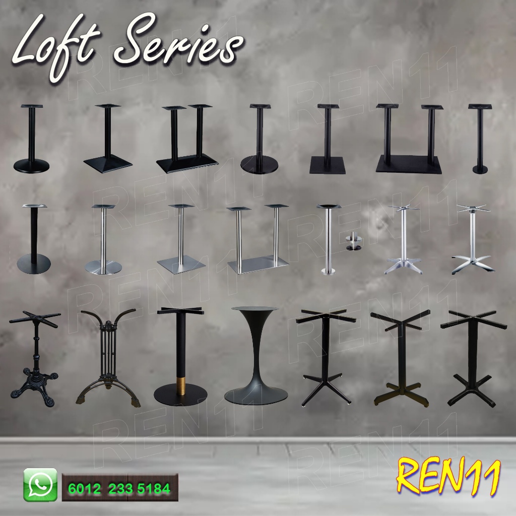 Cafe, Table leg ,Dining Table Leg, Metal Leg, Kaki besi, Kaki meja ...
