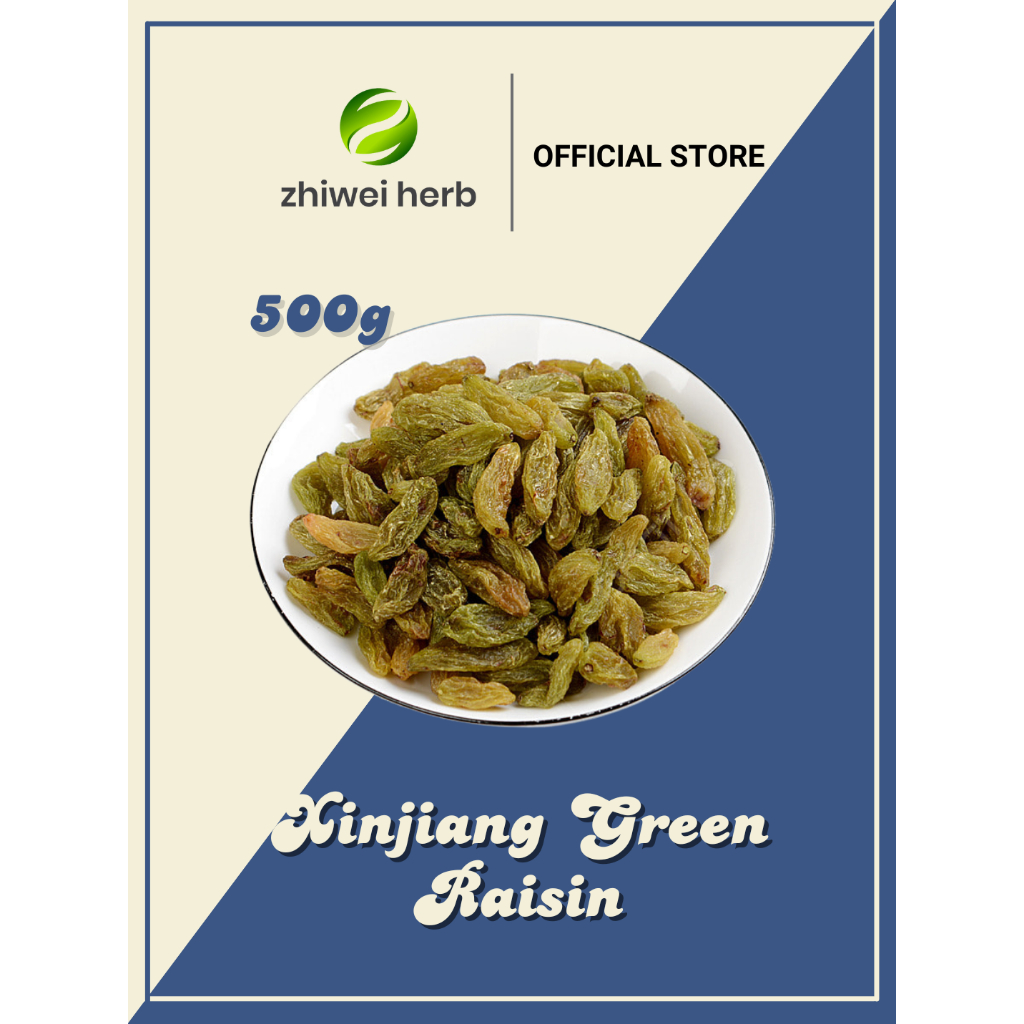 500gram 新疆青葡萄干 Xinjiang Green raisin /Raisin hijau | Shopee Malaysia