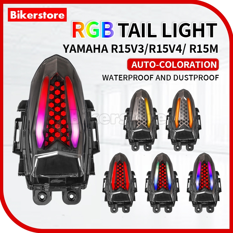 Yamaha R15 V3 V4 R15M LED Tail Light RGB Integrated Stop Lamp Tail ...