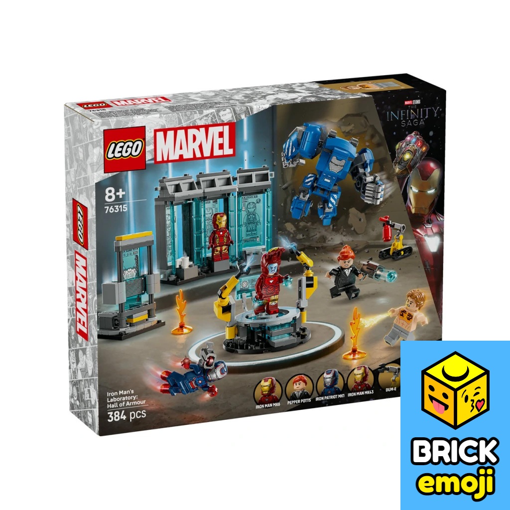 LEGO 76315 Marvel Iron Man’s Laboratory: Hall of Armour | Shopee Malaysia