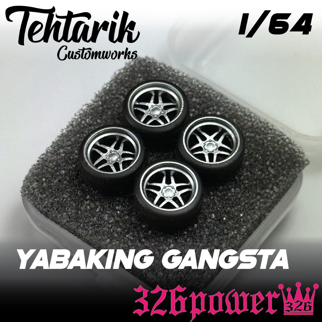 326Power Yabaking Gangsta Resin Rims 1:64 Scale 9mm 10mm | Shopee Malaysia