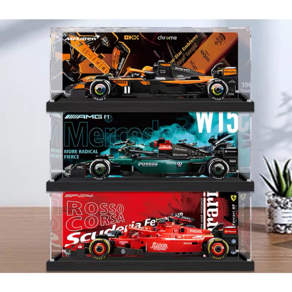 Acrylic Display Case Box Speed Champions F1 Race Car 77242, 77244 ...