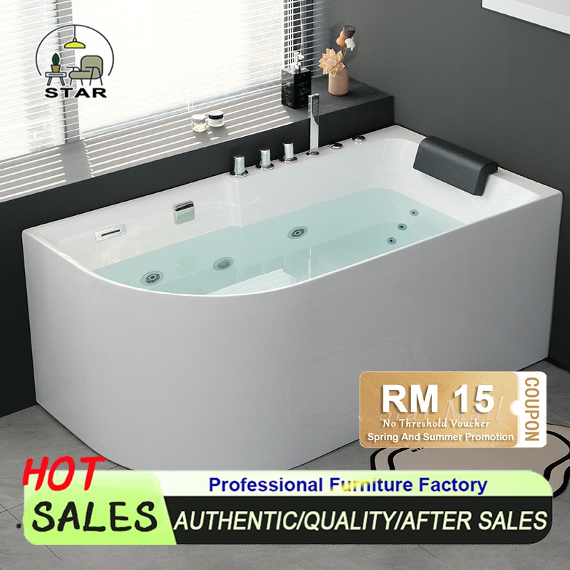 Bathtub Small Apartment Japanese-Style Bath Home Thermostatic Deep