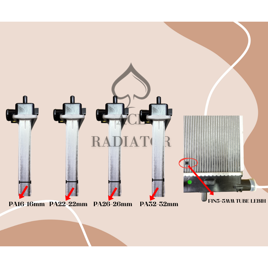 PROTON SAGA VVT 2019-2024 OEM RADIATOR ASSY AUTO 2OW-PA26 PREMIUM ...