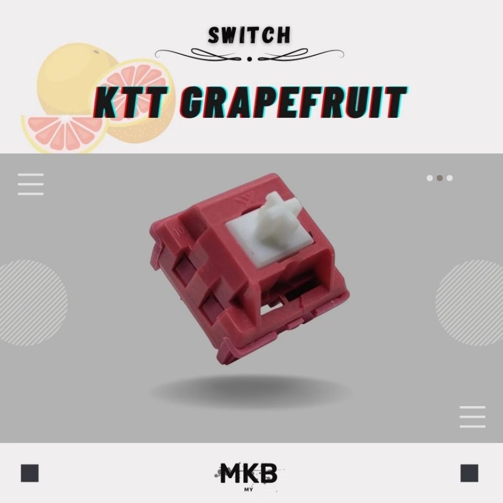 MKB KTT Grapefruit Linear Switch For Mechanical Keyboards | Shopee Malaysia