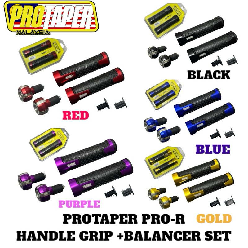PROTAPER PRO-R HANDLE GRIP SET & BALANCER | Shopee Malaysia