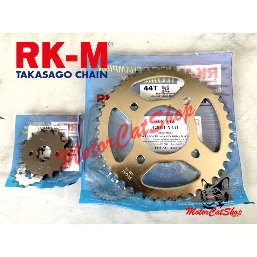 Sprocket (RKM 428) Stainless Steel SYM VF3i (428H) | Shopee Malaysia