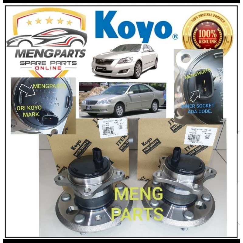 ORIGINAL TOYOTA CAMRY ACV30 ACV31 ACV40 ACV41 2001Y-2011Y REAR WHEEL ...