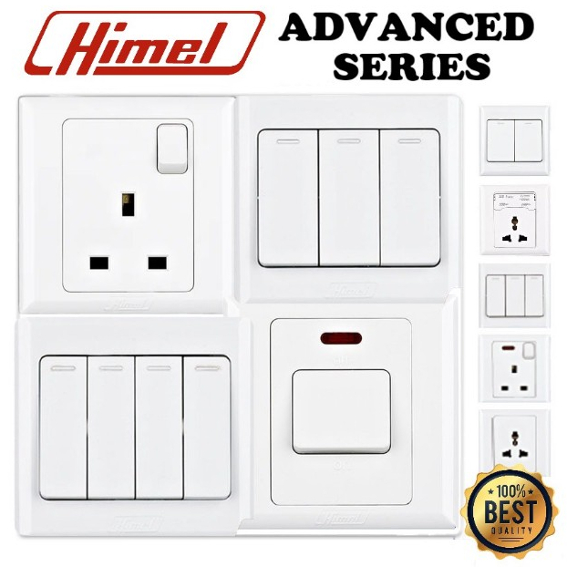 SIRIM HIMEL Advanced Series Switches & Socket 13A 20A 1/2/3/4 Gang ...