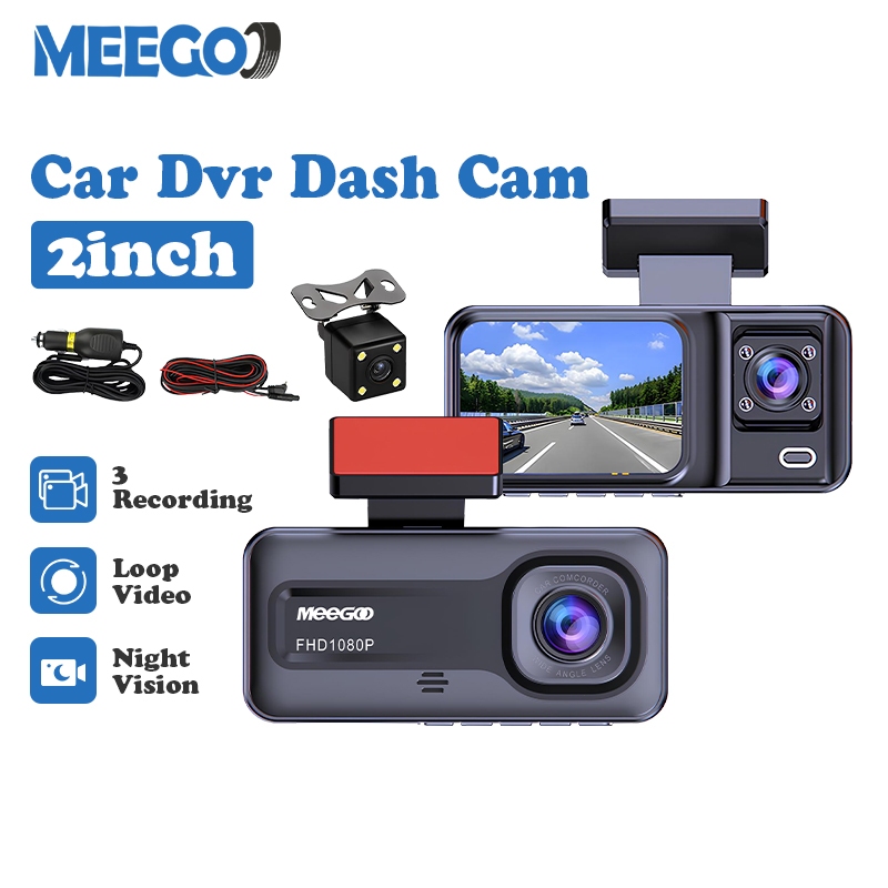 MeeGoo Dash Cam Car Dashcam 1080P HD Car Camera Recorder Car View Cam ...