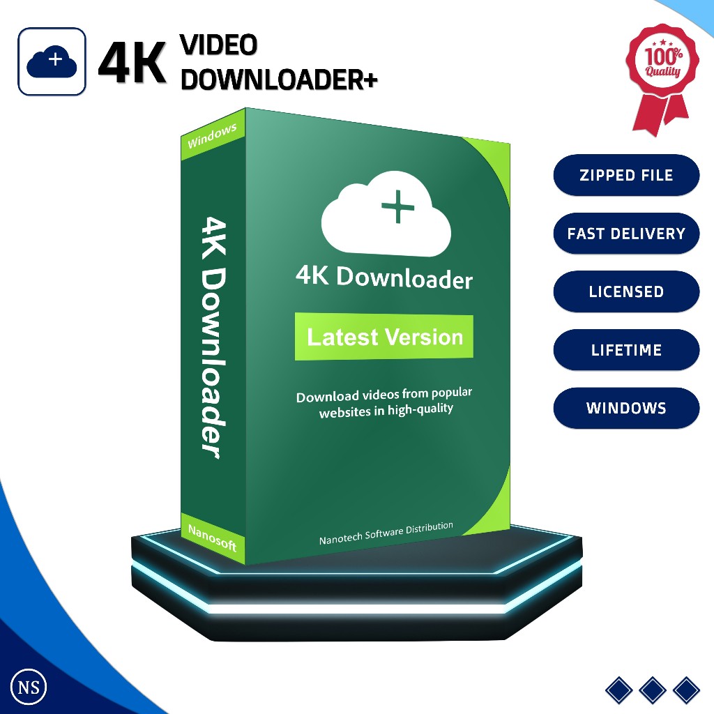 4K Video Downloader+ | Licensed | Latest Version | Shopee Malaysia