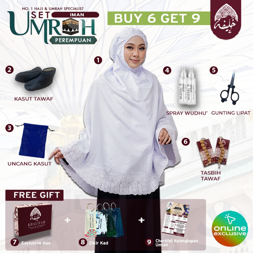 🔥 HOT ITEMS 🔥 SET UMRAH HAJI TELEKUNG BERPOKET / MINI TELEKUNG BERPOKET ...