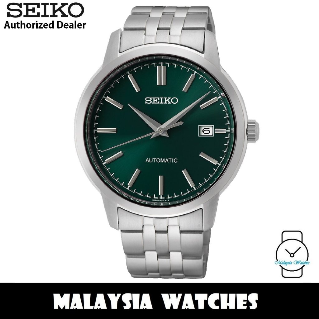 Seiko SRPH89K1 Automatic Hardlex Glass Silver-Tone Stainless Steel Case ...