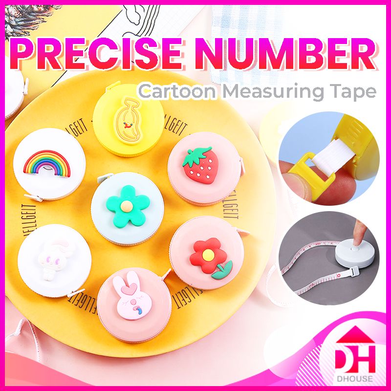 Portable Mini Cartoon Measuring Tape Waist Body Retractable Sewing ...