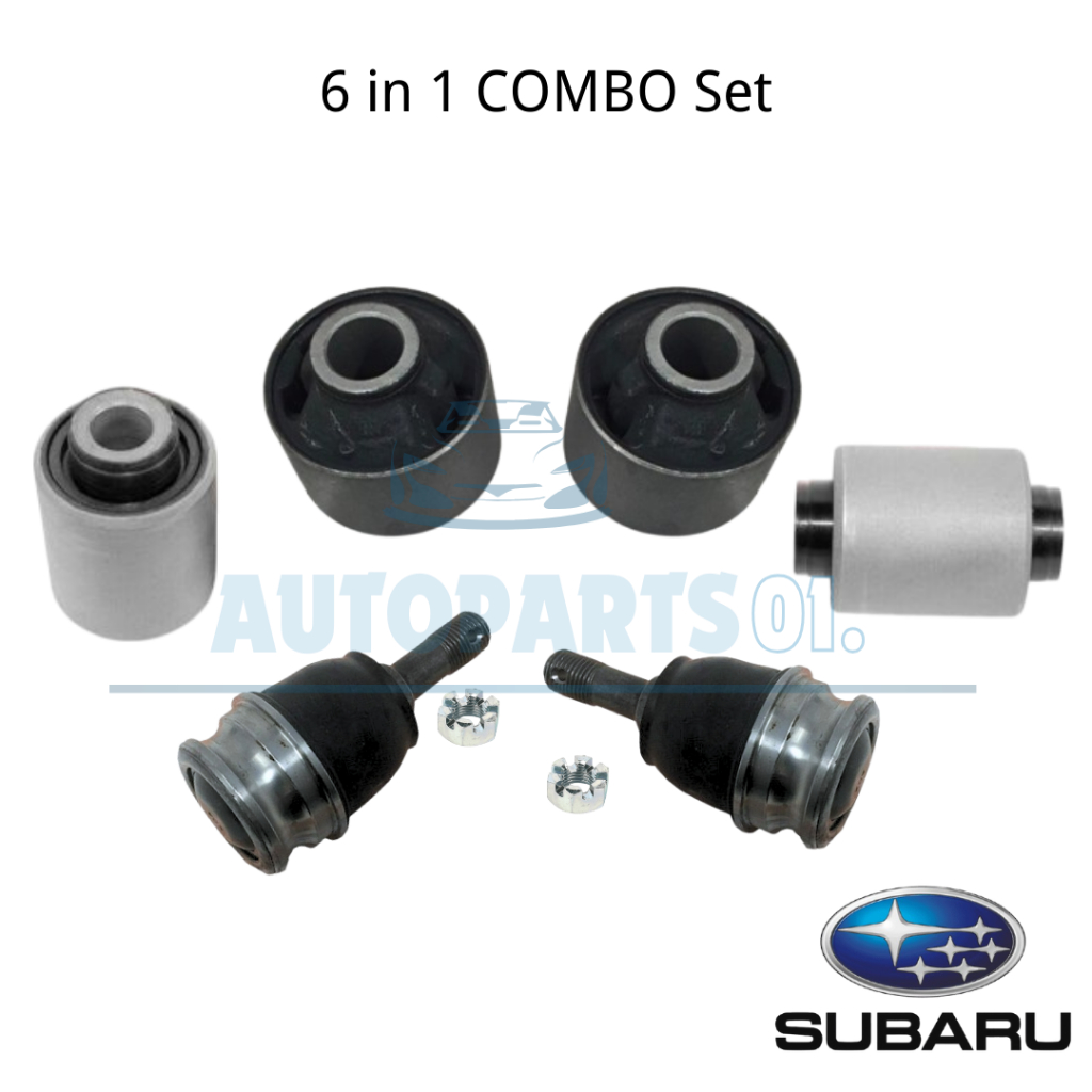 [6 IN 1 SET] Front Lower Arm Bush / Ball Joint for Subaru XV SJ SG GP7 ...