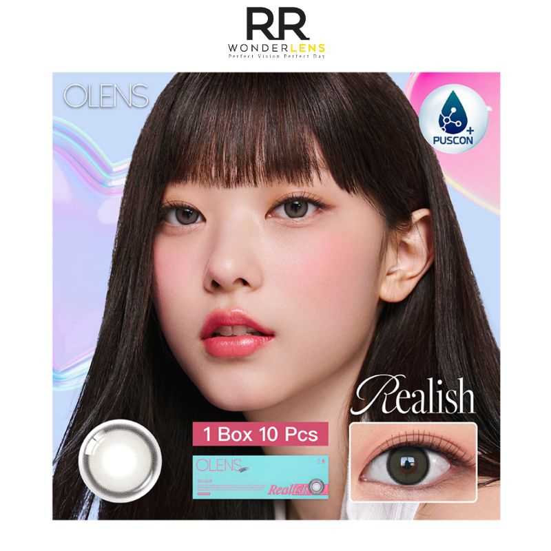 olens realish gray NEW series 1day lens 10p 1box (import from korea ...