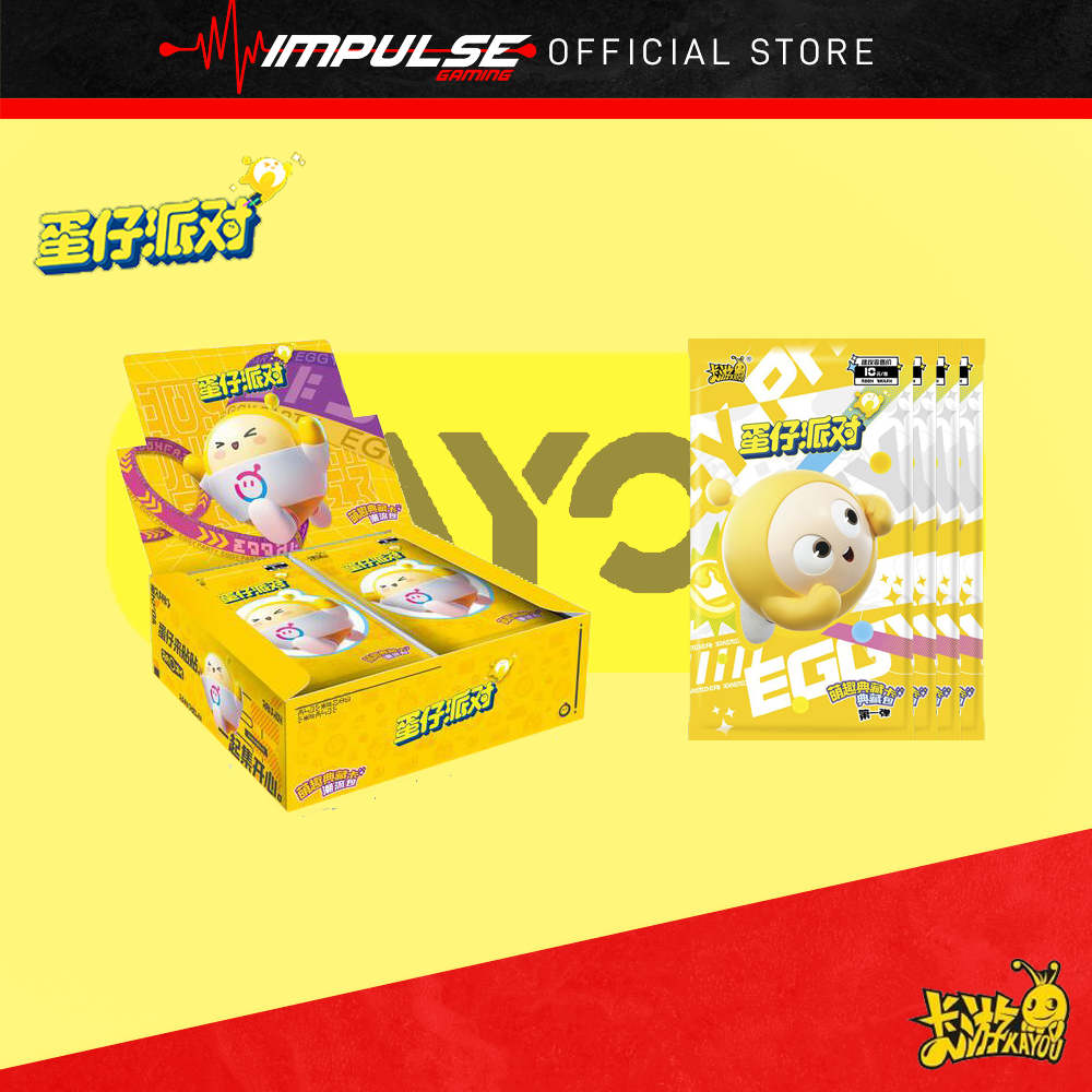 Kayou Eggy Party Cute and Funny Card - Collection Series 01 [Random Pack/Full Box] / 卡游 蛋仔派对萌趣典藏 ...