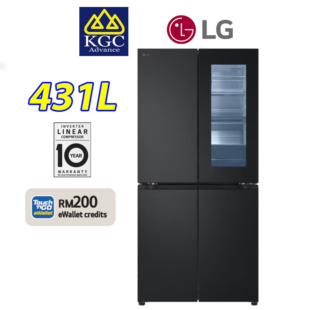 [Free Ship] LG 431L French Door Fridge with InstaView in Black Steel ...