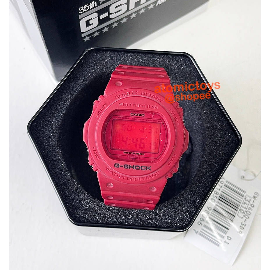 Casio G-Shock DW-5735C-4JR DW5735C 35th Anniversary RED OUT Limited ...