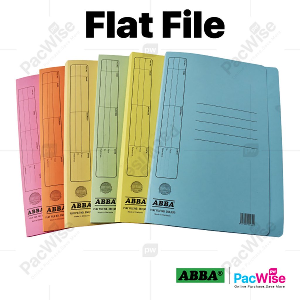 Abba / Manila Spring Flat File / Manila Fail Kertas / File Filing 350 ...