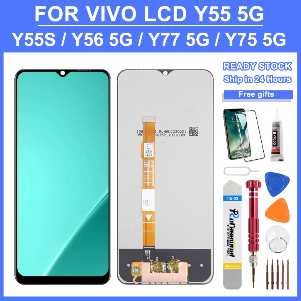 ORI LCD FOR VIVO Y55 5G / Y77 5G / Y55S / Y56 5G / Y75 5G / Y77 EG ...