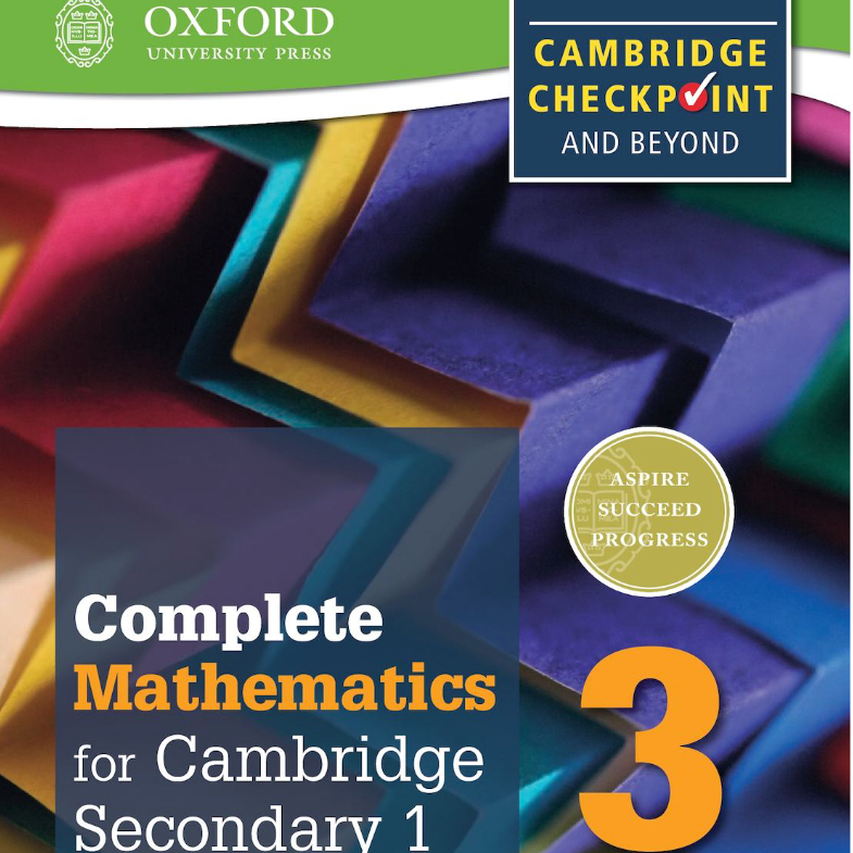 27 OXFORD: Cambridge Checkpoint Mathematics 9 TEXTBOOK/HOMEWORK BOOK ...