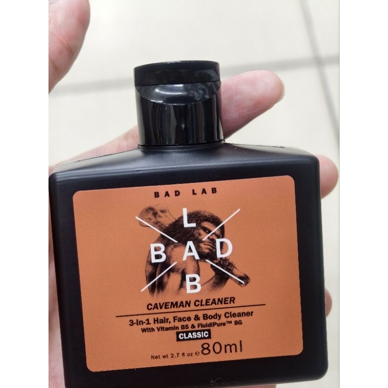 Bad Lab Caveman Cleaner is a 3-in-1 hair, face, and body wash 80ML ...