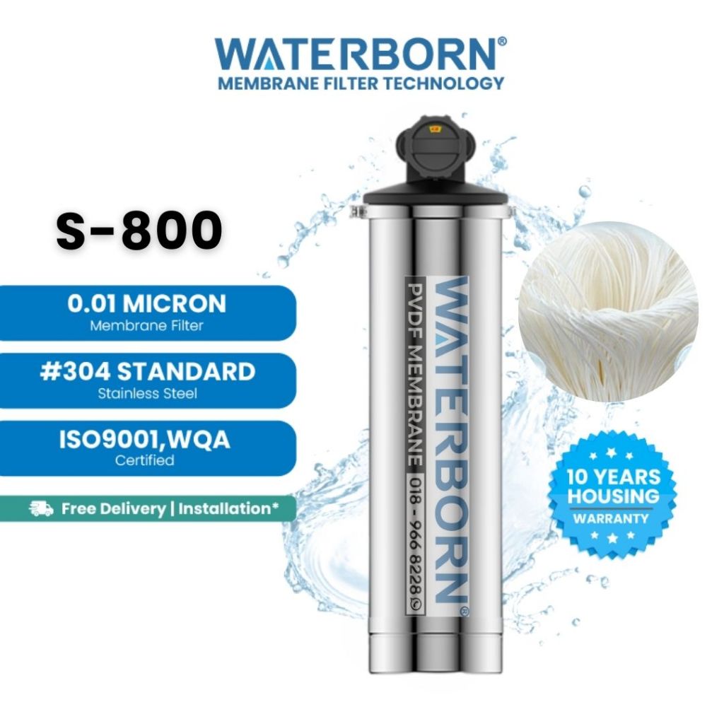 (Ready Stock!) Waterborn S-800 PVDF Hi-Grade Membrane Outdoor Filter ...