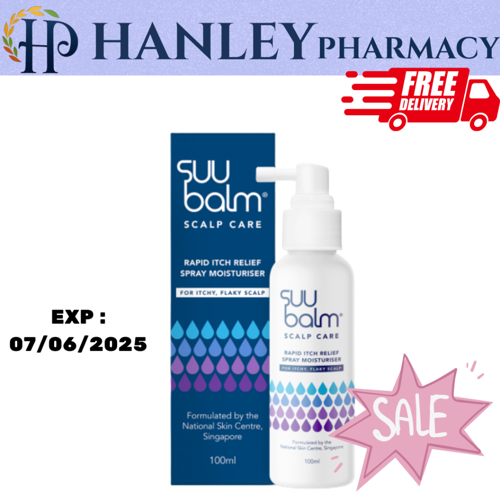 (EXP : 07/06/2025 ) CLEARANCE SUU BALM SCALP CARE SPRAY MOISTURISER ...