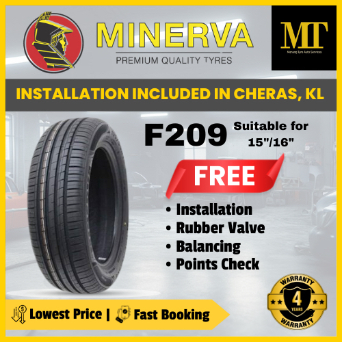 Minerva F209 (Performance Tire) R15 R16 inci (BalancingTayar Tyre ...