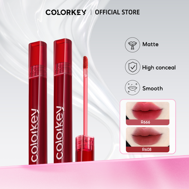 COLORKEY Airy Velvet Matte Lipstick 3g Velvet Matte High-Coverage and ...