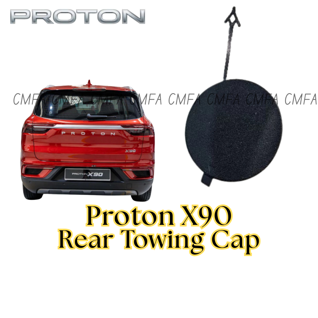 Proton X90 Rear Bumper Towing Cap Hook Cover | Shopee Malaysia