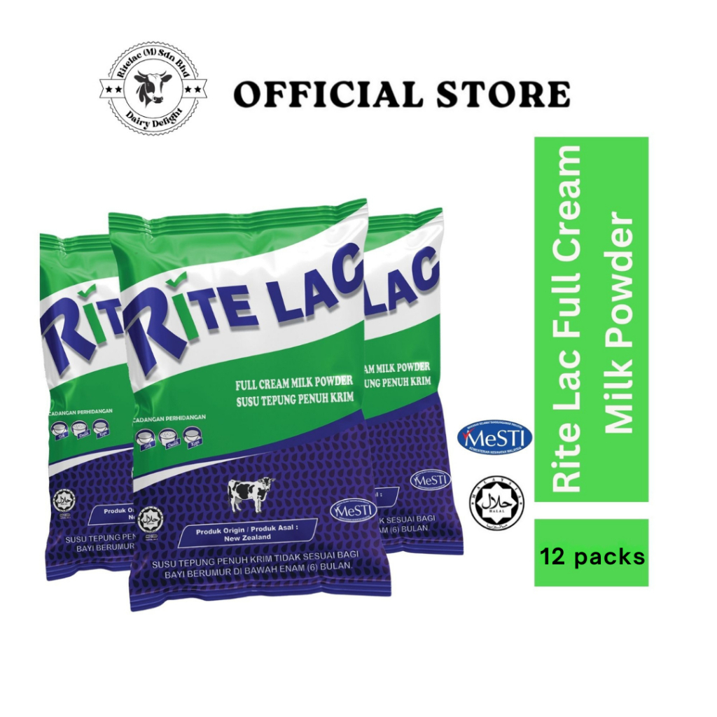 RITE LAC L50 Full Cream Milk Powder - Susu Tepung Penuh Krim ( 900g x ...