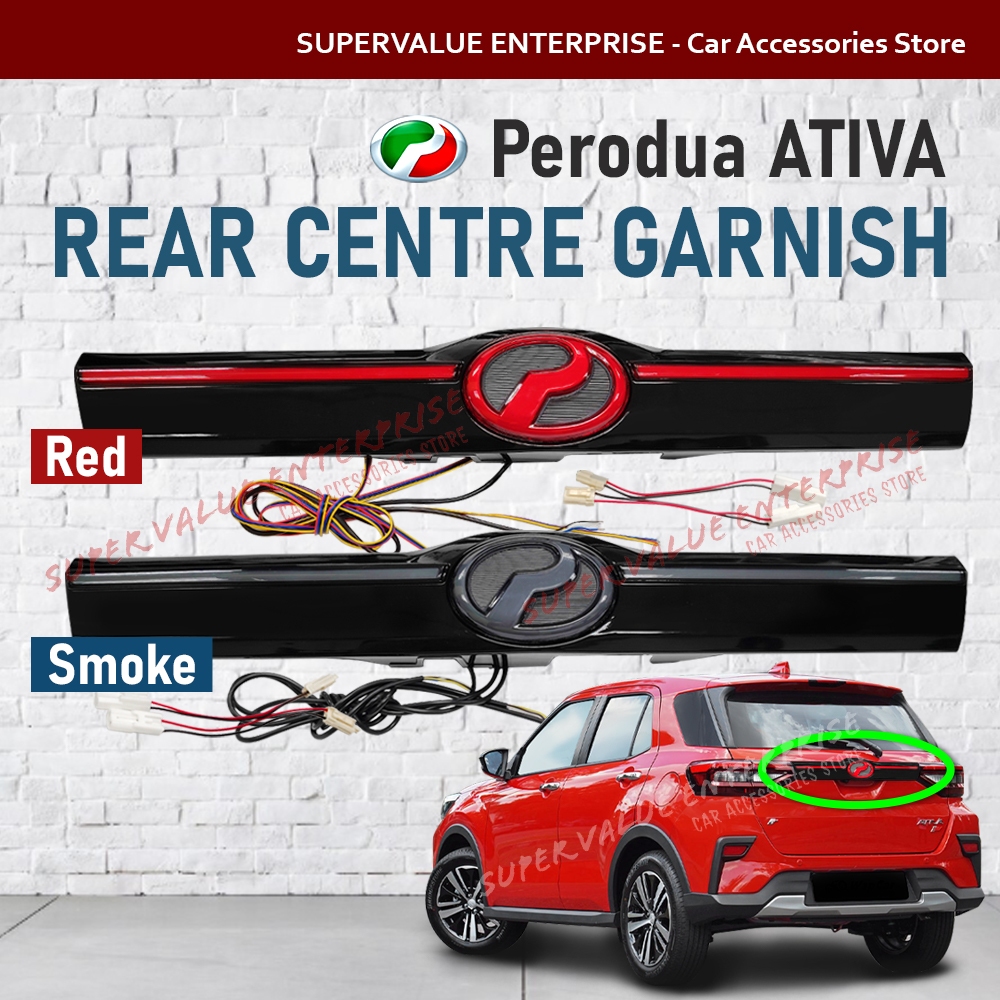 Perodua Ativa LED Rear Garnish LED With Running Light Day Light Rear ...