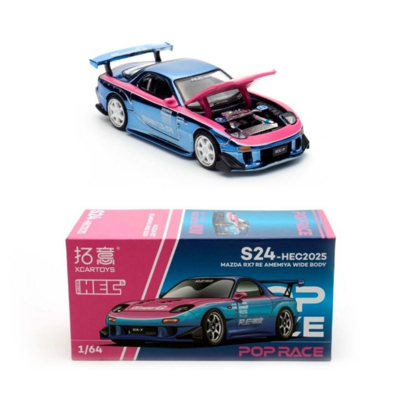 1/64 Pop Race Mazda RX7 (FD3S) RE-Amemiya XCarToys HEC 2025 Static