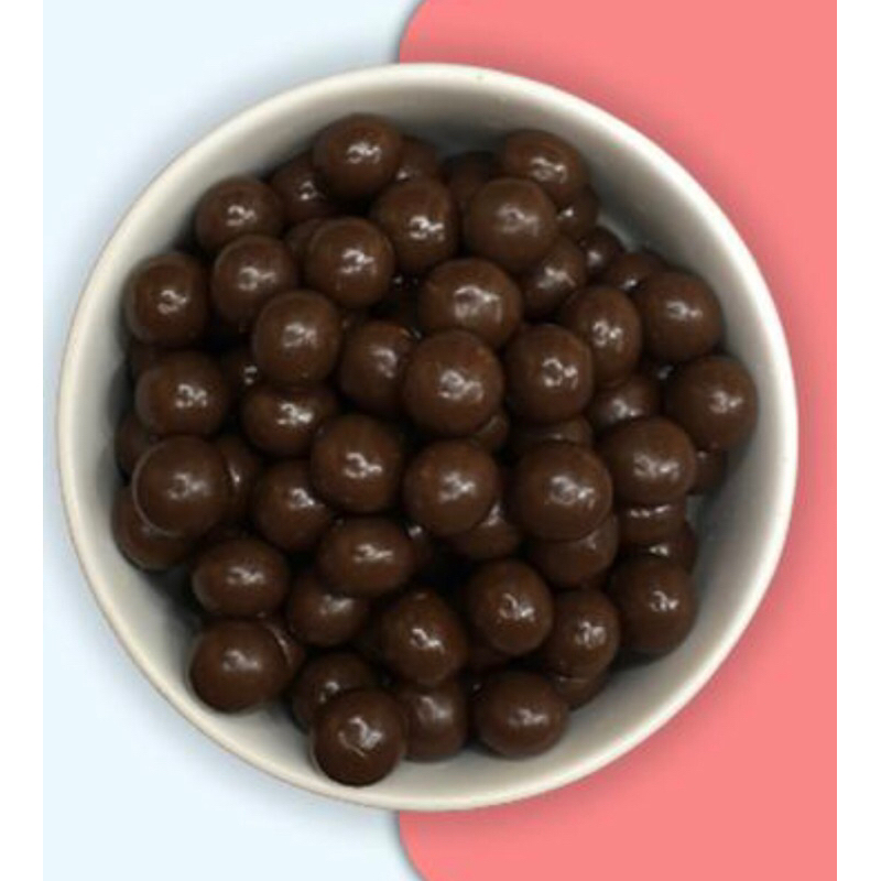Chocolate Crispy ball / CHOCOLATE COATED RICE CRACKER / COKLAT CRUNCHY ...