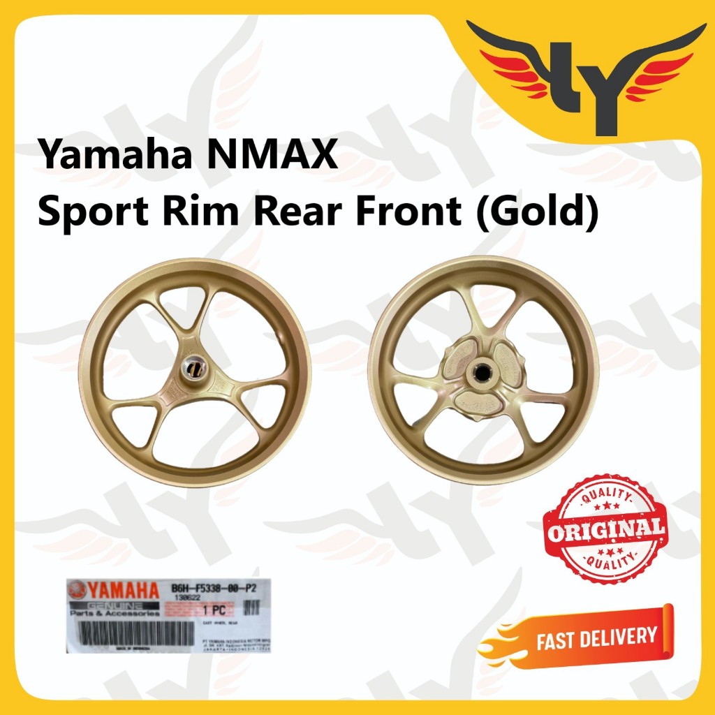 Yamaha NMAX 200 Sportrim Rear Front Gold Sport Rim - B6H-F5168-00-P2 ...