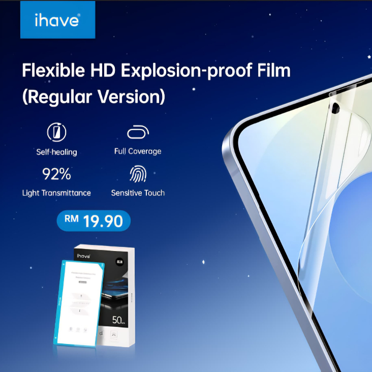 ihave Custom Made Hydrogel Screen Protector for Smartphone (Clear ...
