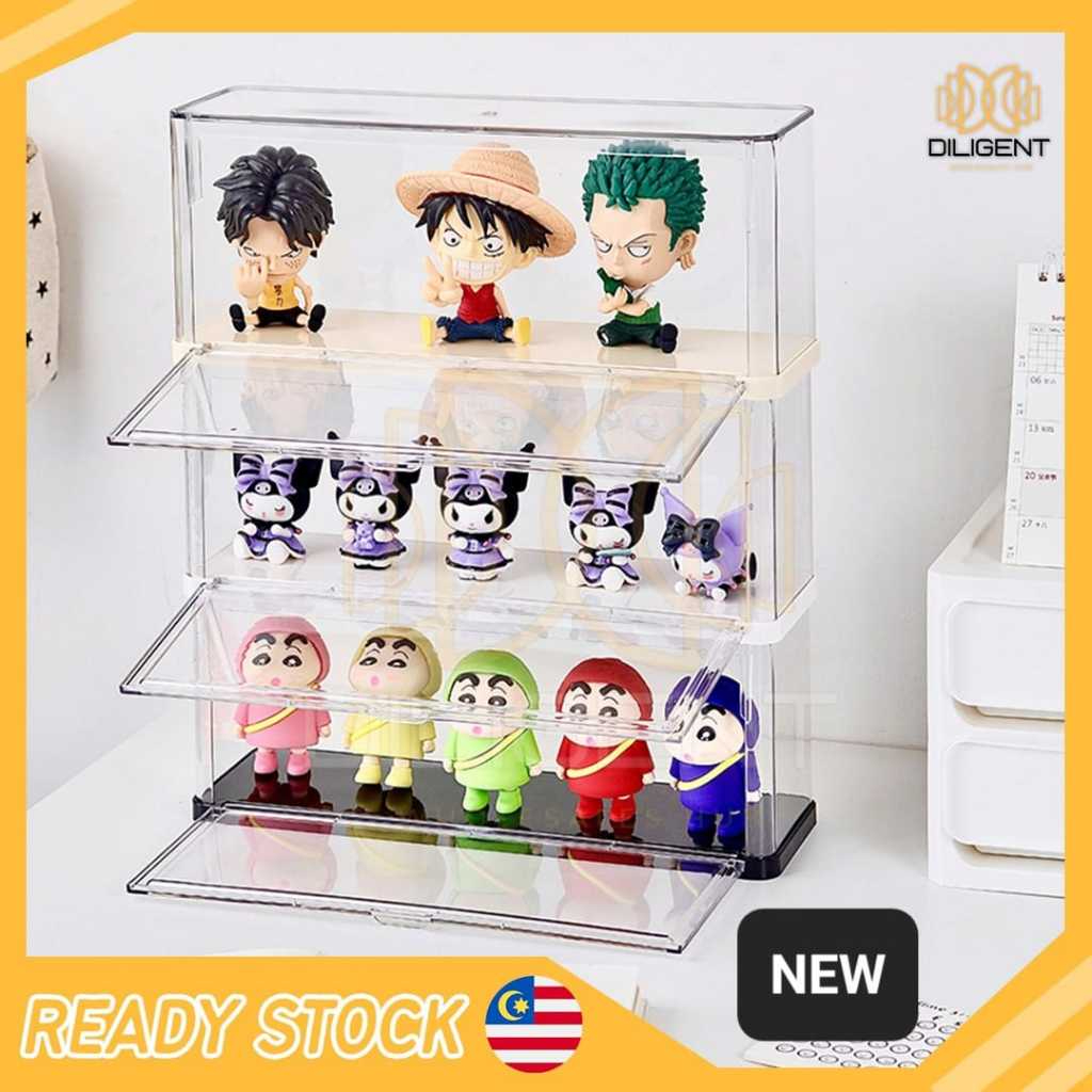 【D327 READY STOCK】Acrylic Stackable Cartoon Characters Display Box ...