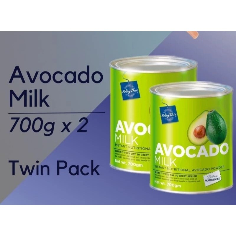 Avocado Milk Instant Nutritional Avocado Powder (700G x 2) | Shopee ...