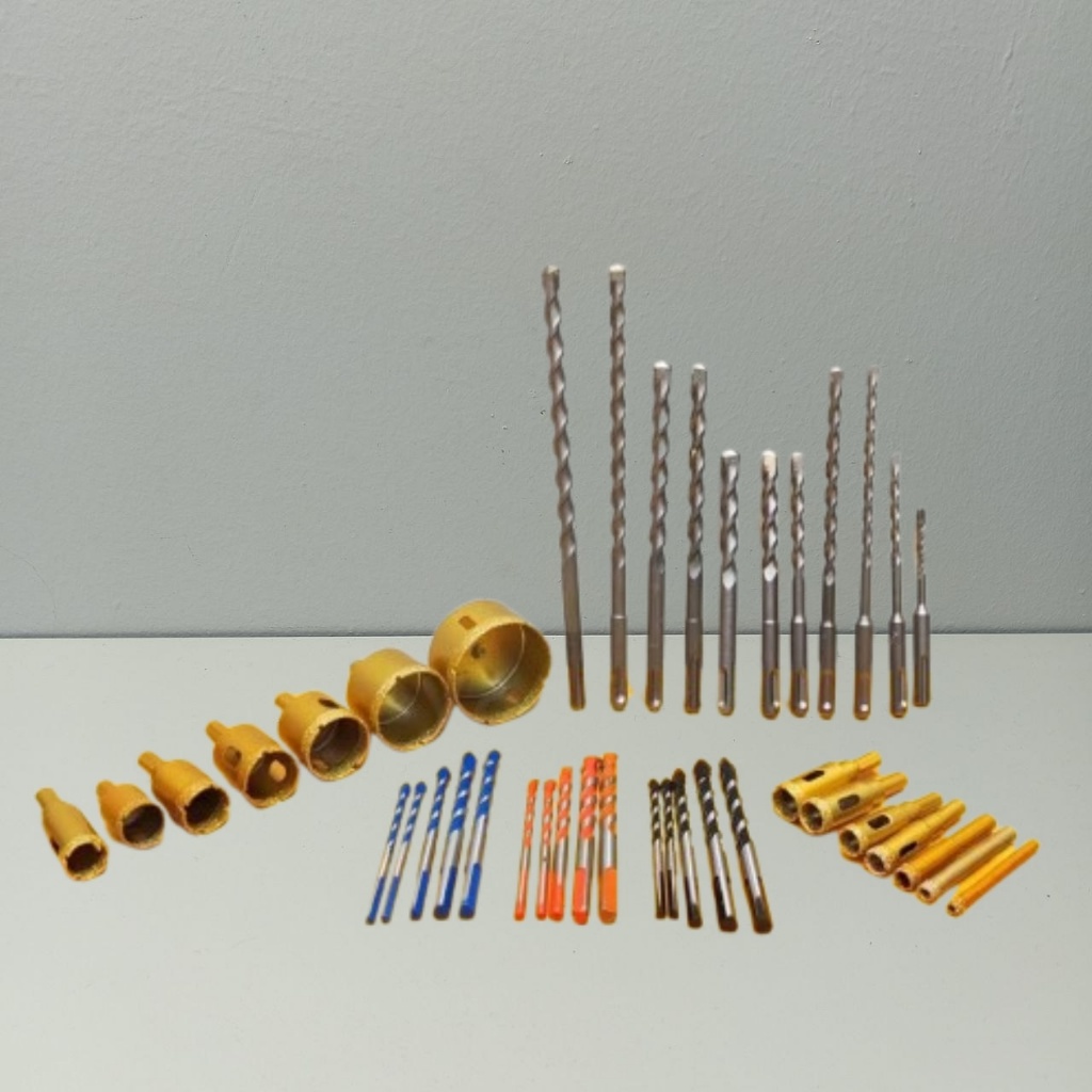 drill bit hole maker 5.5 6 8 10 12 25 35 45 60mm hole saw | Shopee Malaysia