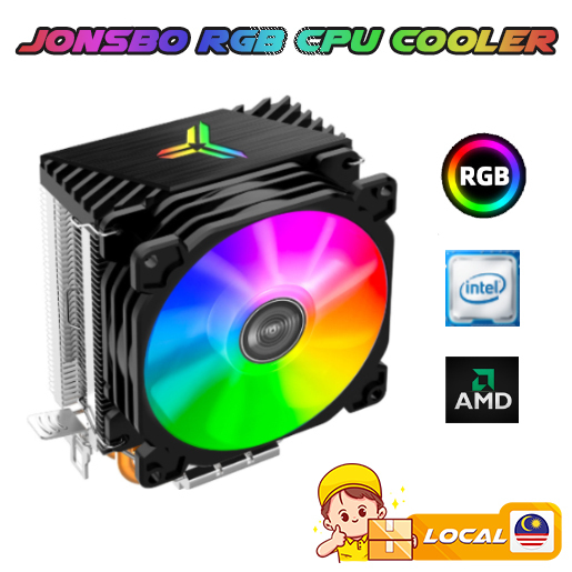 Jonsbo RGB CPU Cooler Intel AMD Heatsink Fan Copper Intel 1200/115X/775 ...