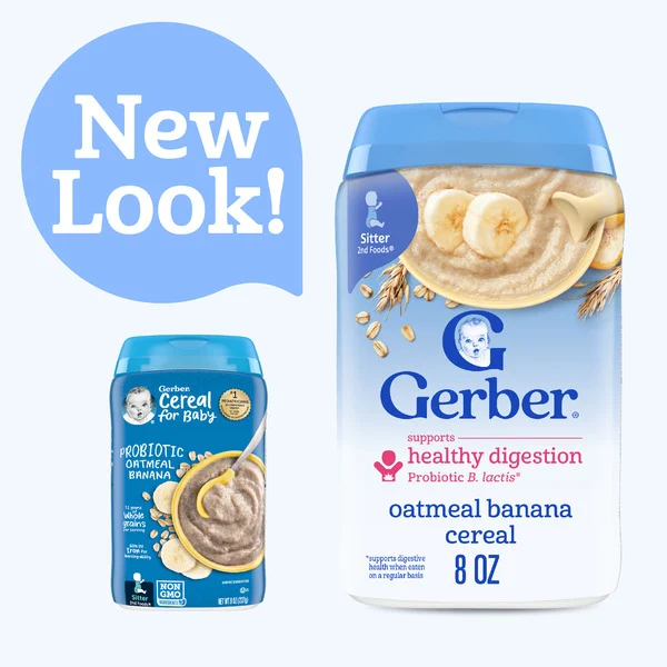 GERBER 2nd Foods Cereal for Baby Oatmeal Baby Cereal 6+ Months - Main Image