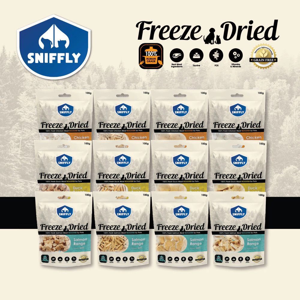 SNIFFLY BOOSTER FREEZE DRIED 100G | Shopee Malaysia