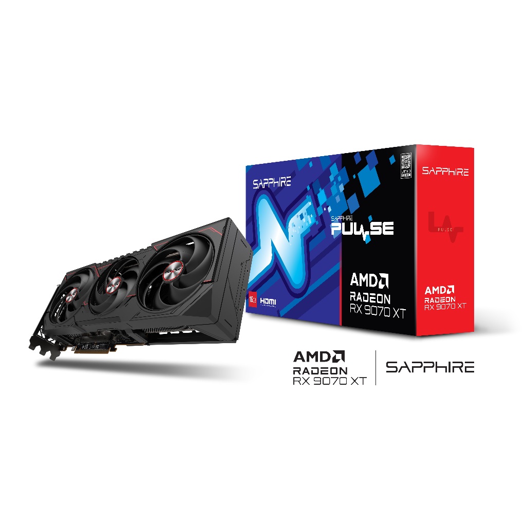(READY STOCK) SAPPHIRE PULSE AMD Radeon™ RX 9070 XT GPU 16GB | Shopee ...